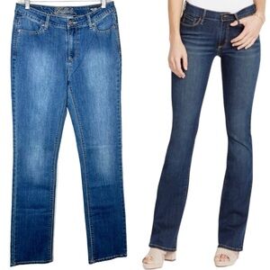Buffalo David Bitton | Misha Mid Rise Straight Leg Stretch Jeans (8 x 32)
